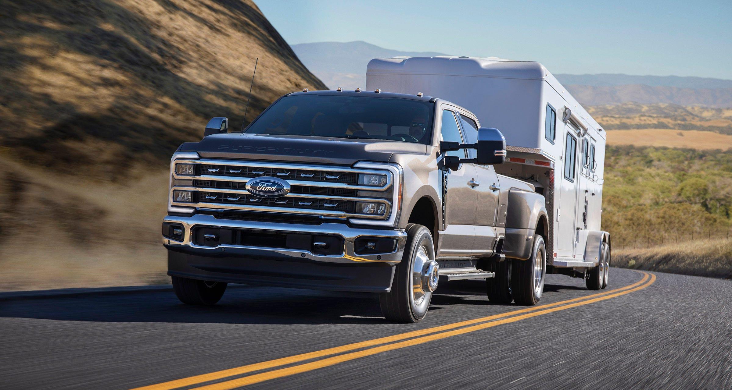 The 2023 Ford Super Duty F 350 Lariat.