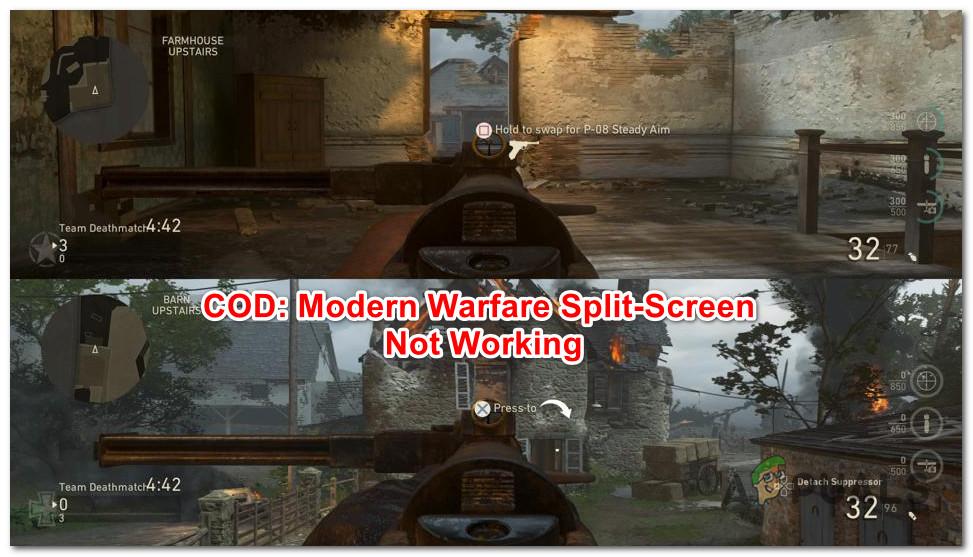 Split Screen Not Working on Call of Duty Modern Warfare